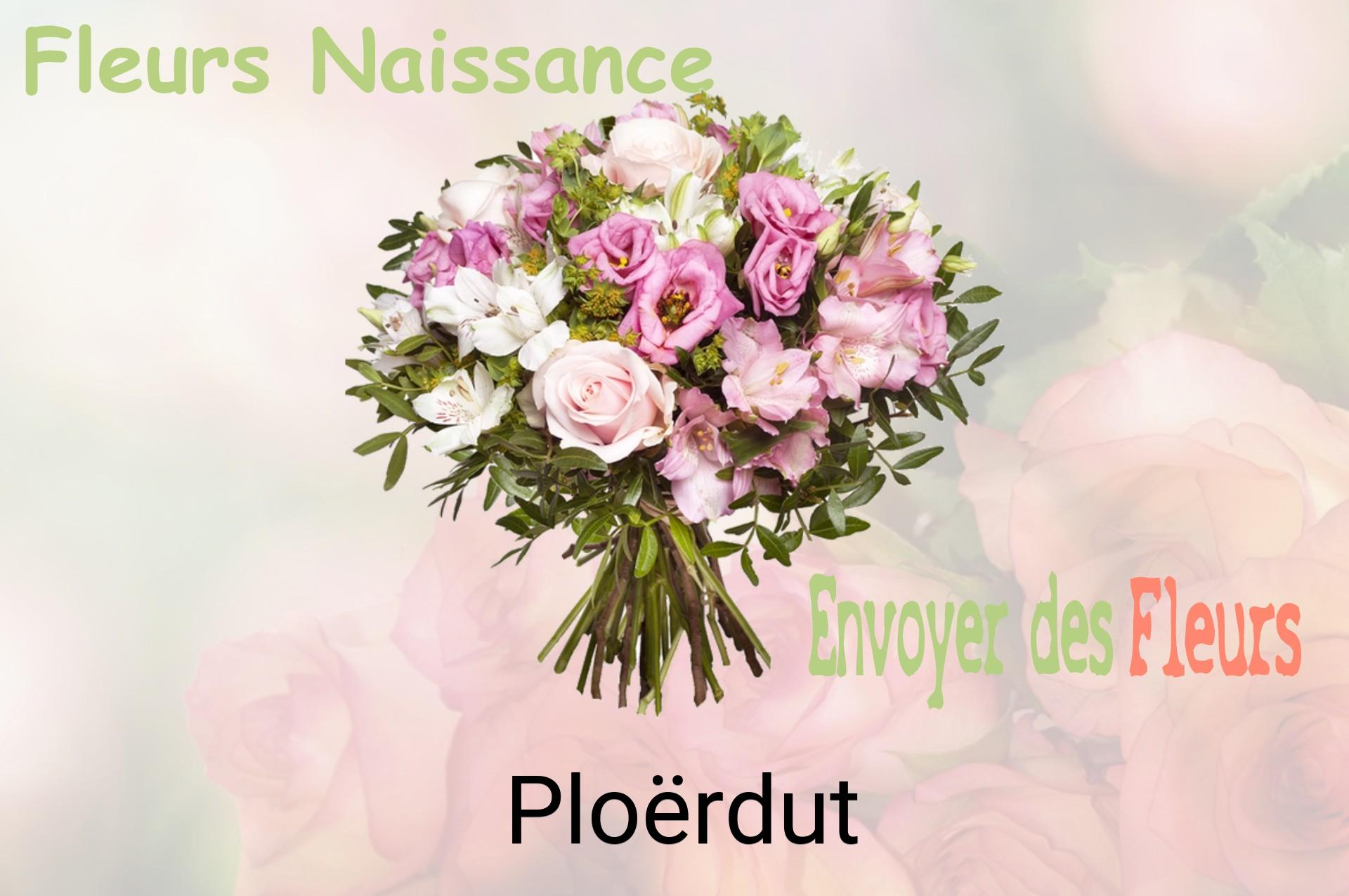 Bouquet de fleurs de naissance livré à Ploërdut